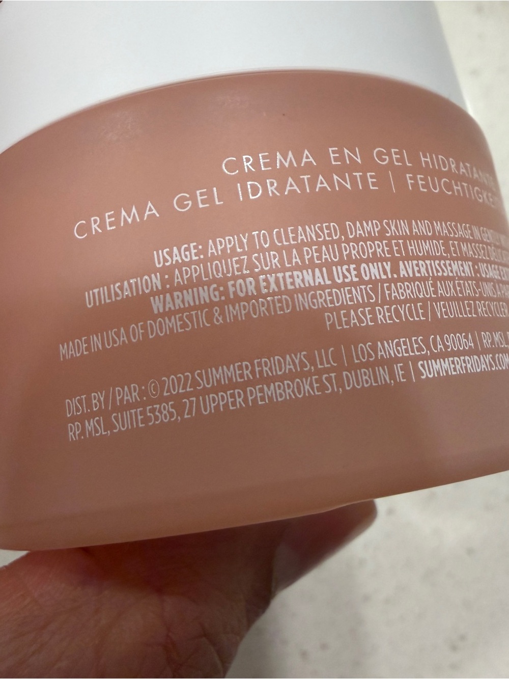 Like New Summer Fridays Cloud Dew Hydrating Gel Cream size 50 mL/1.7 fl oz - Picture 5 of 7
